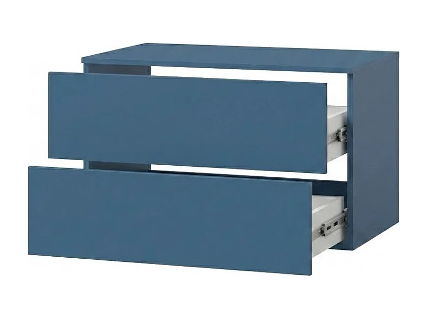 Wastafelonderkast Color 2S 80 Zeeblauw