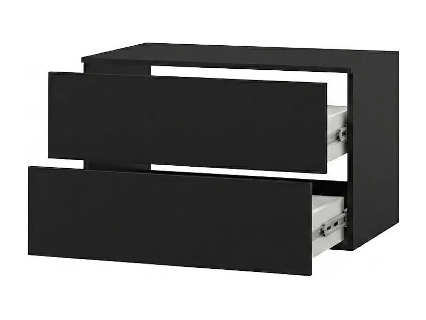 Wastafelonderkast Color 2S 80 Zwart