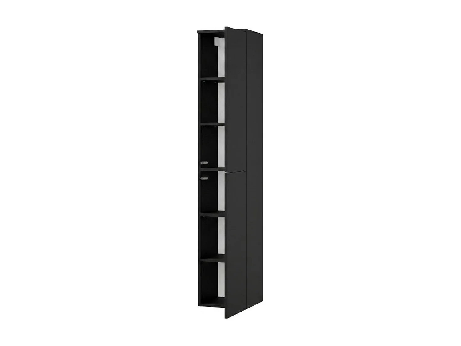 Badezimmerschrank / Hängeschrank Color 2D 160 Schwarz