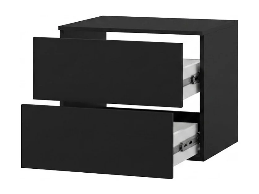 Wastafelonderkast Color 2S 60 Zwart