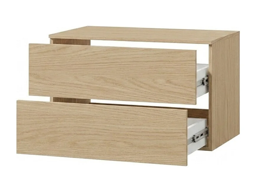 Wastafelonderkast Color 2S 80 Lente Eiken