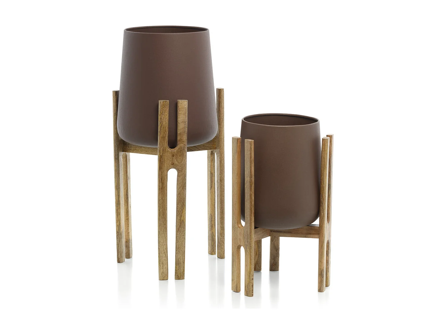 Le Cache-Pot Forked Root - Brun Naturel - M