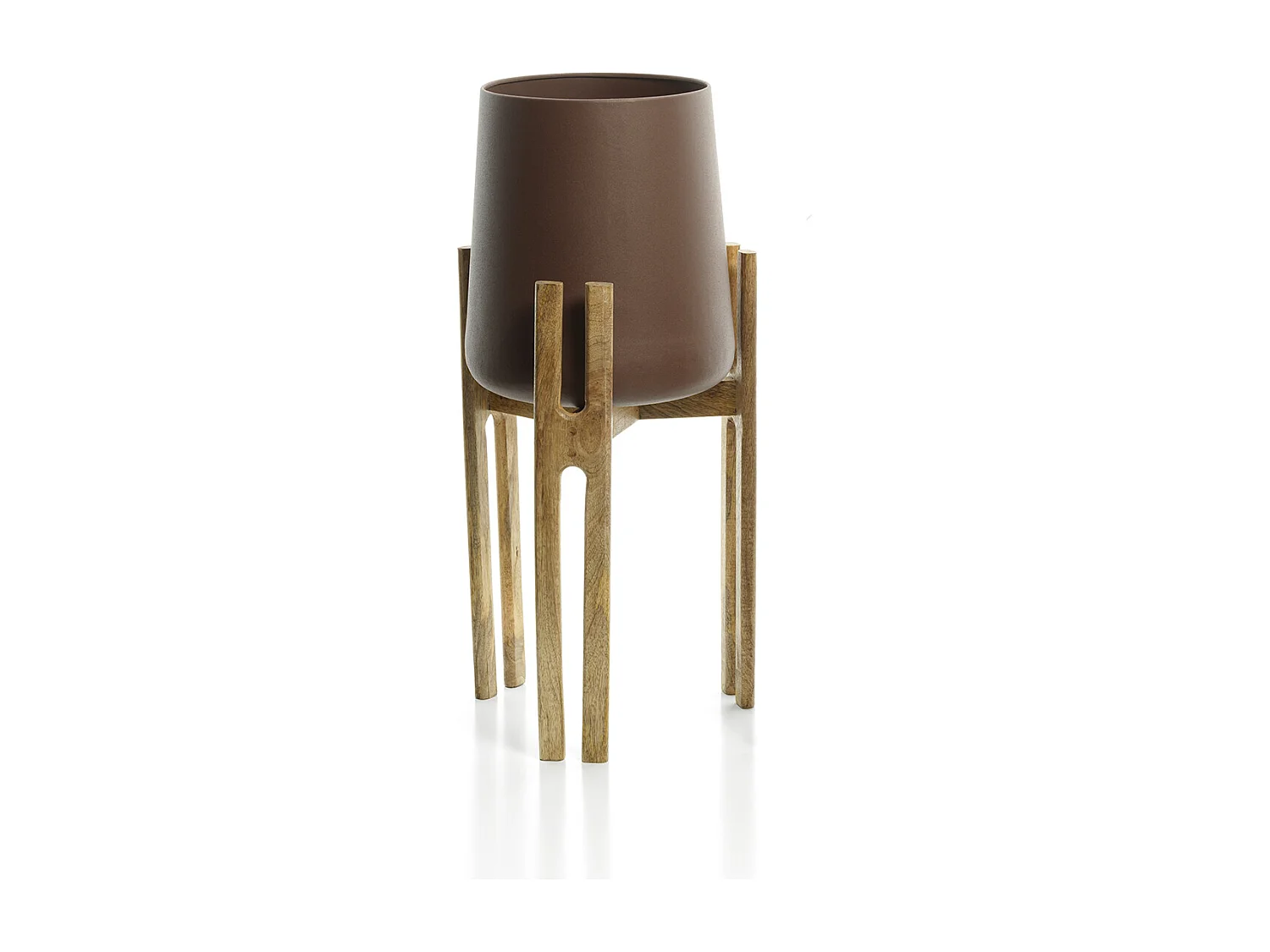 Le Cache-Pot Forked Root - Brun Naturel - L
