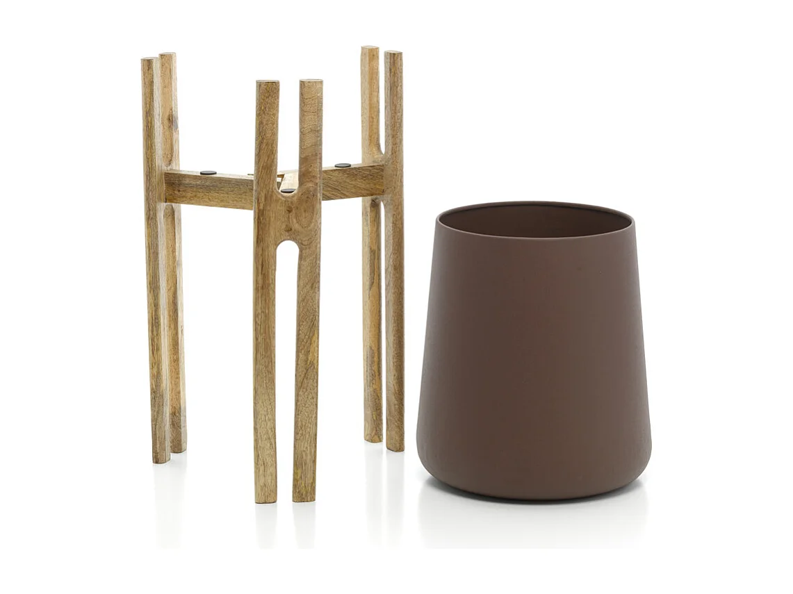 Le Cache-Pot Forked Root - Brun Naturel - L