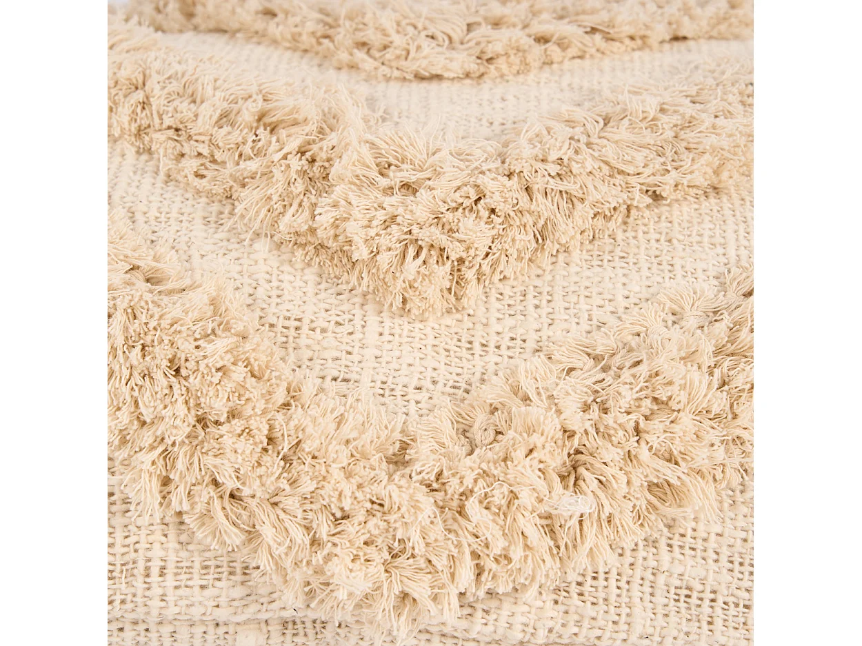 The Nomad Tassel Cushion Cover - Cream