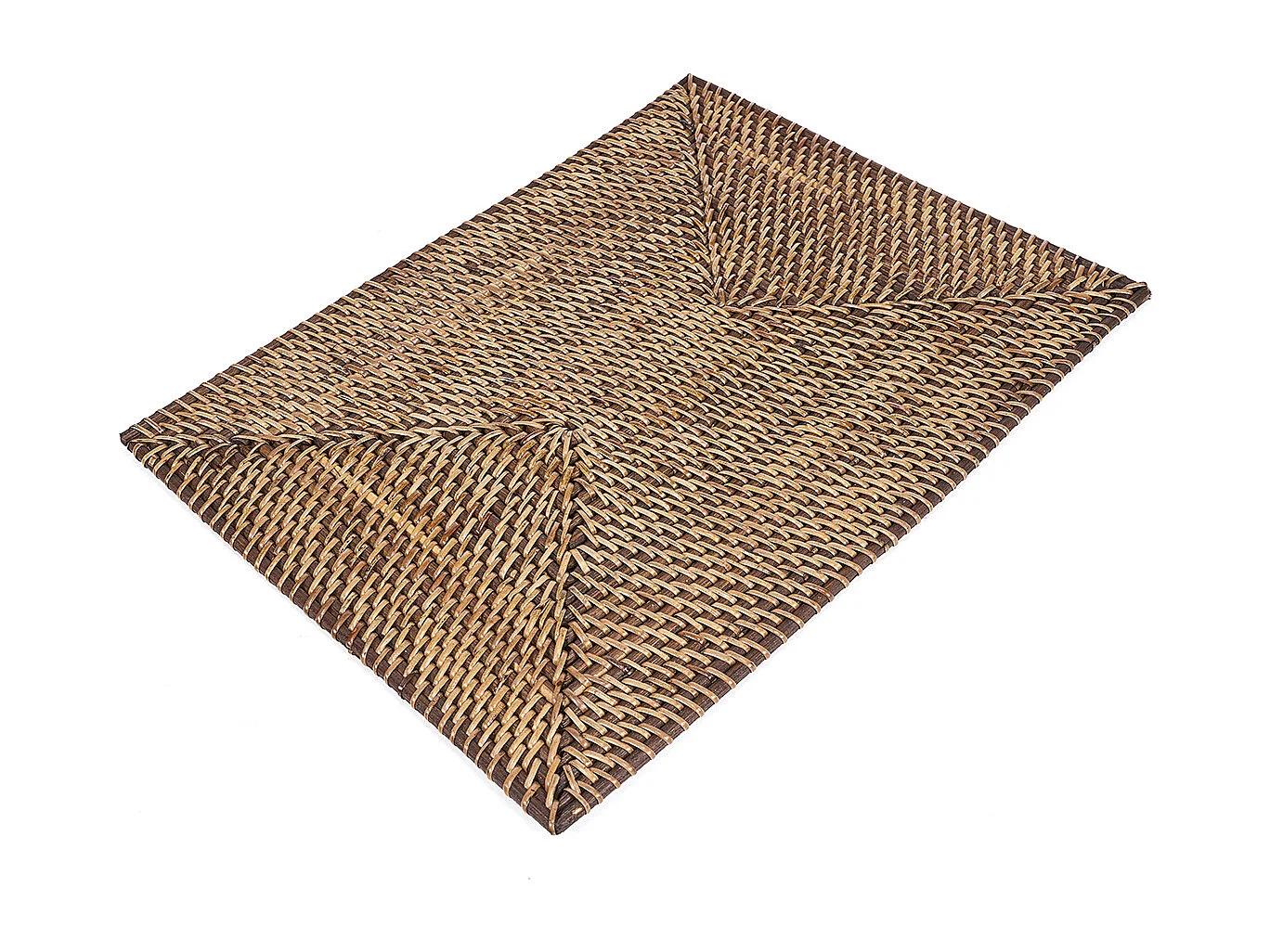 Set De Table Rectangulaire Colonial - Brun Naturel