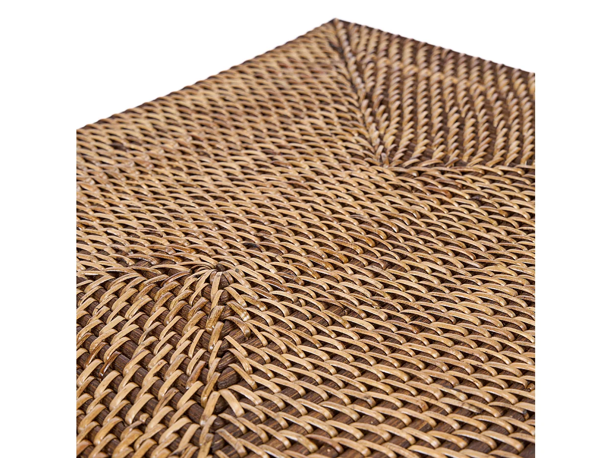 Set De Table Rectangulaire Colonial - Brun Naturel