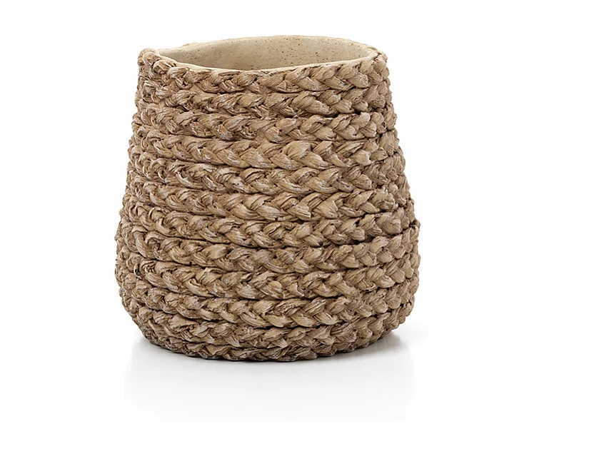 De Braided Planter - Natuurlijk - S