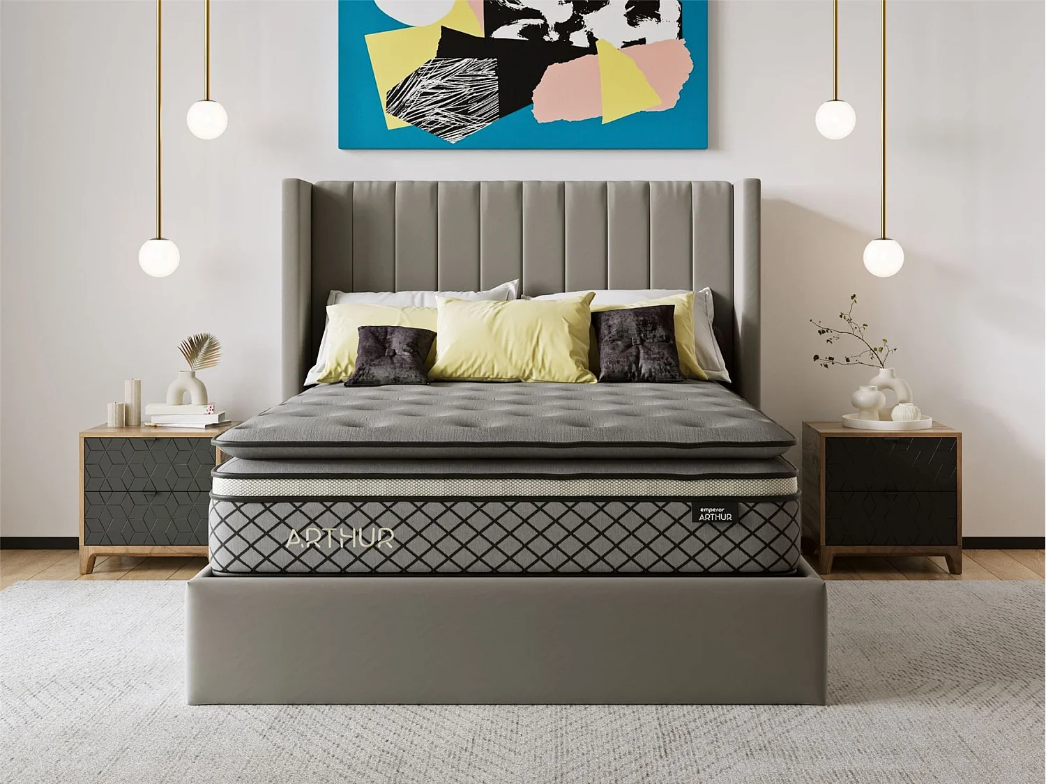Arthur Sleep Emperor Arthur Medium Firm Hybrid Mattress - Super King