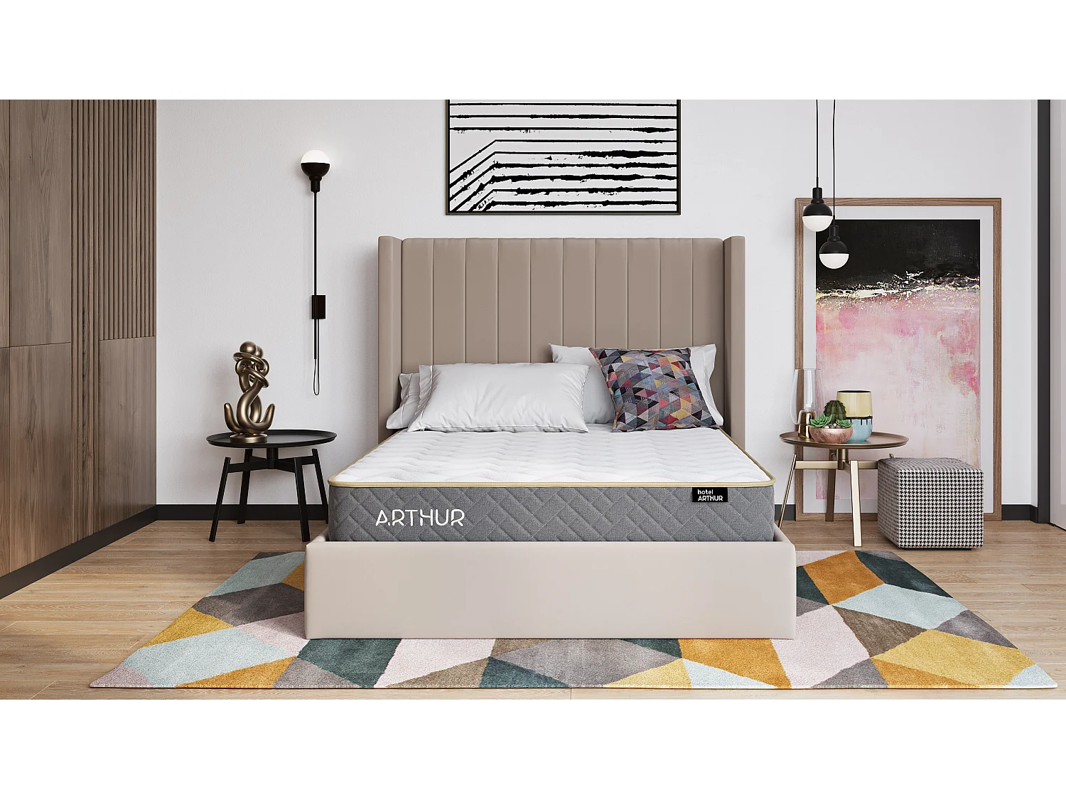 Arthur Sleep Hotel Arthur 1000 Mattress - Medium Firm - Double