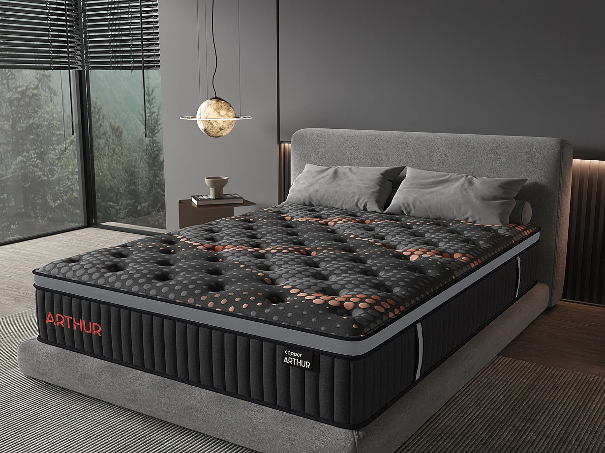 Arthur Sleep Copper Arthur 2000 Hybrid Memory Mattress - Medium Firm - Small Double