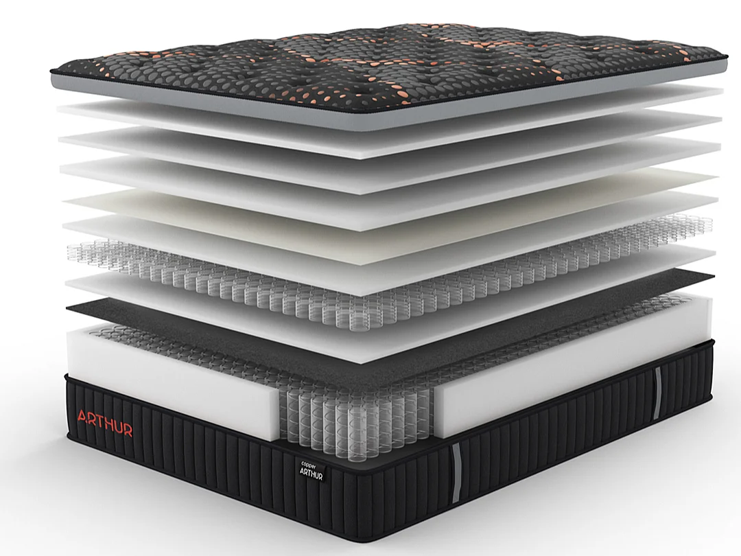 Arthur Sleep Copper Arthur 2000 Hybrid Memory Mattress - Medium Firm - Double