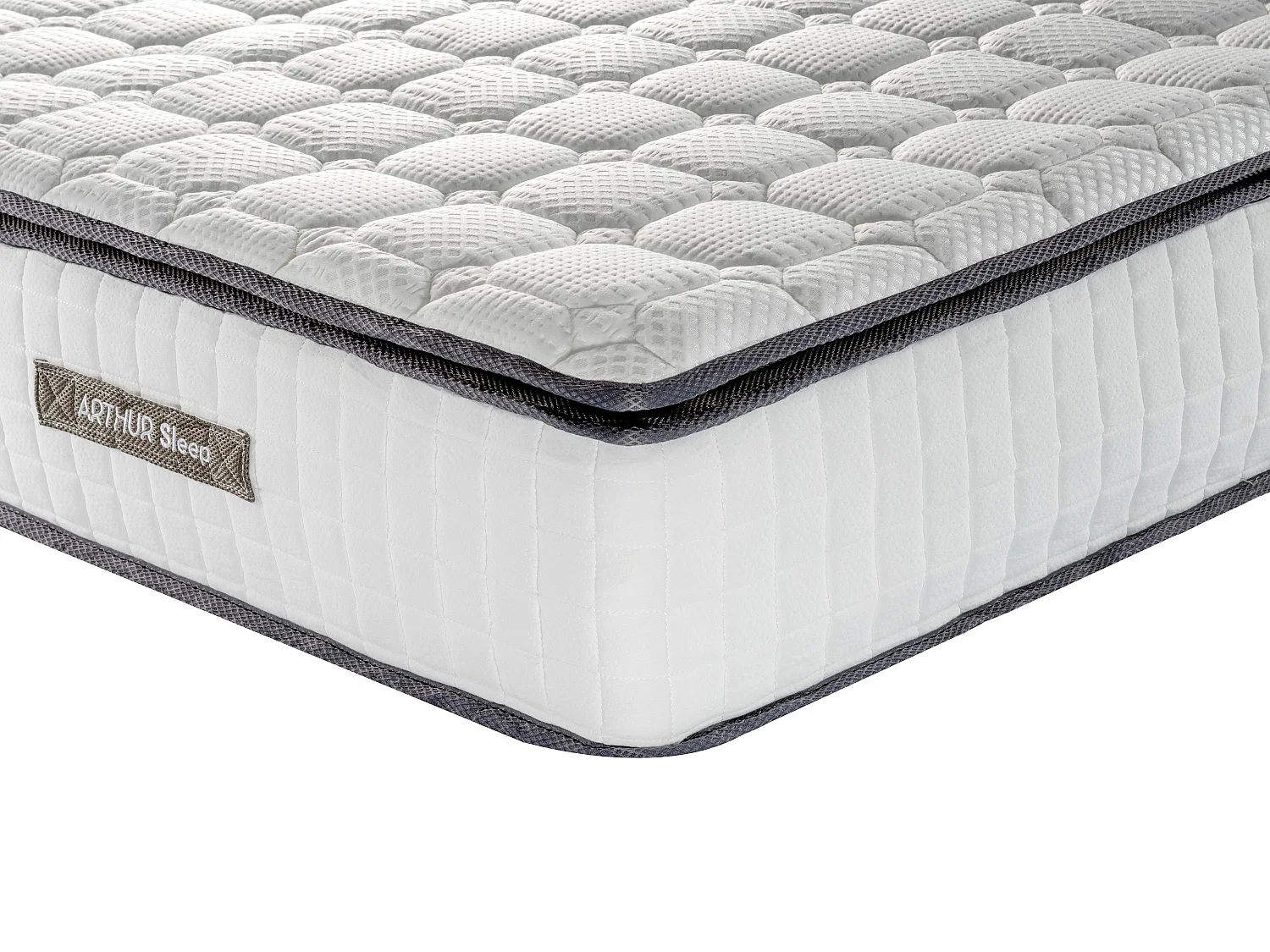 Arthur Sleep Spare Arthur 1500 Hybrid Mattress - Medium Firm - Super King