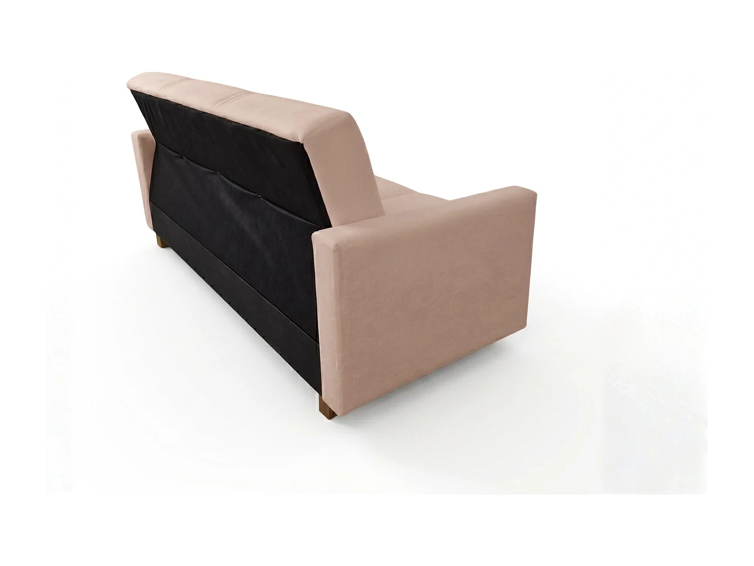 Canapé-lit HAVEN 210 cm – élégant canapé convertible avec coffre de rangement pour literie, beige