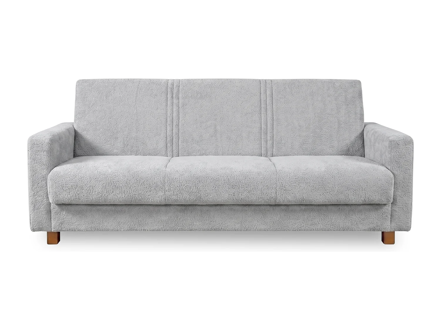 Canapé-lit HAVEN 210 cm – élégant canapé convertible avec coffre de rangement pour literie, gris
