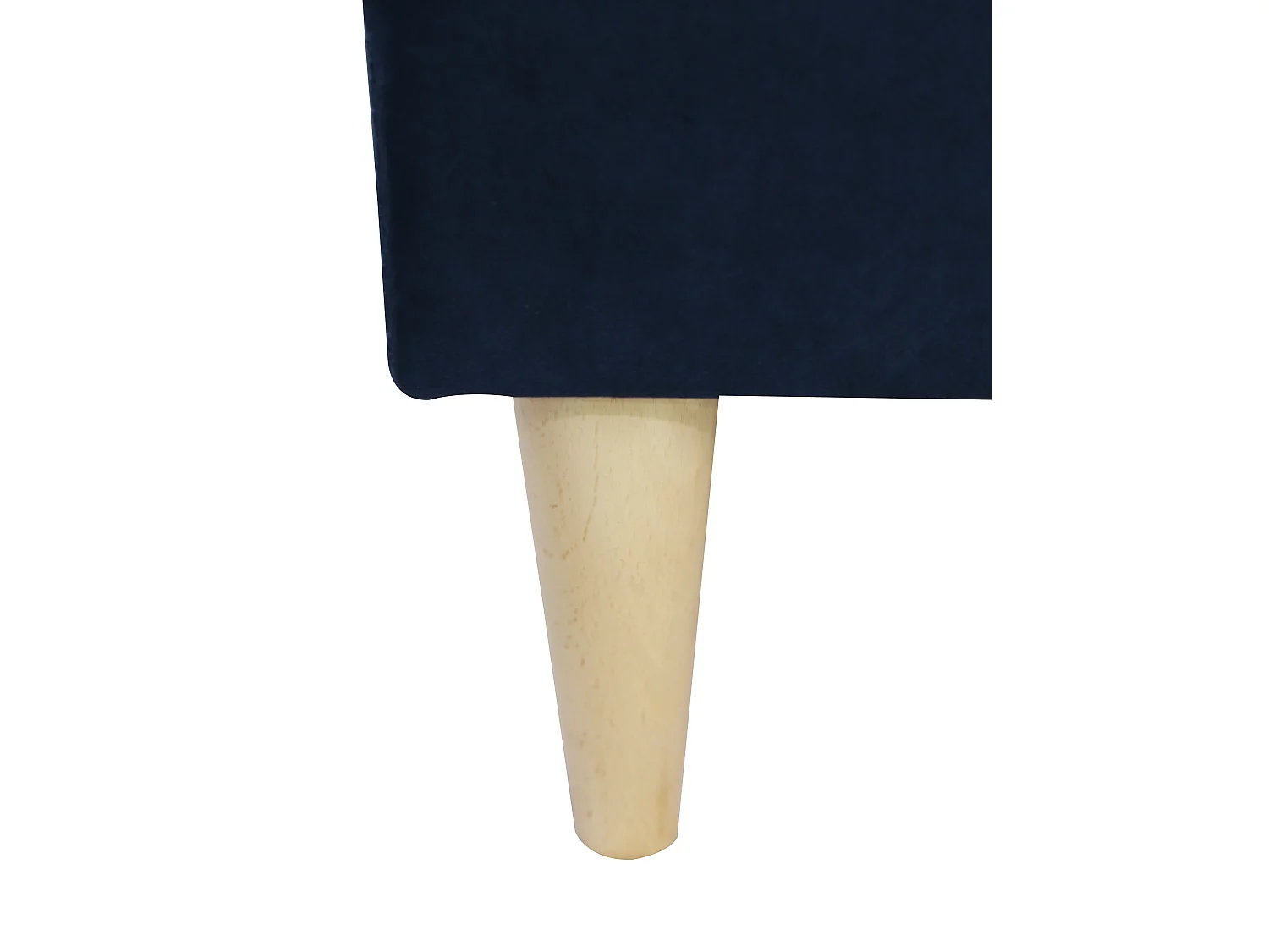 Fauteuil à oreilles YORK – fauteuil de détente élégant en tissu MONOLITH 77 bleu marine