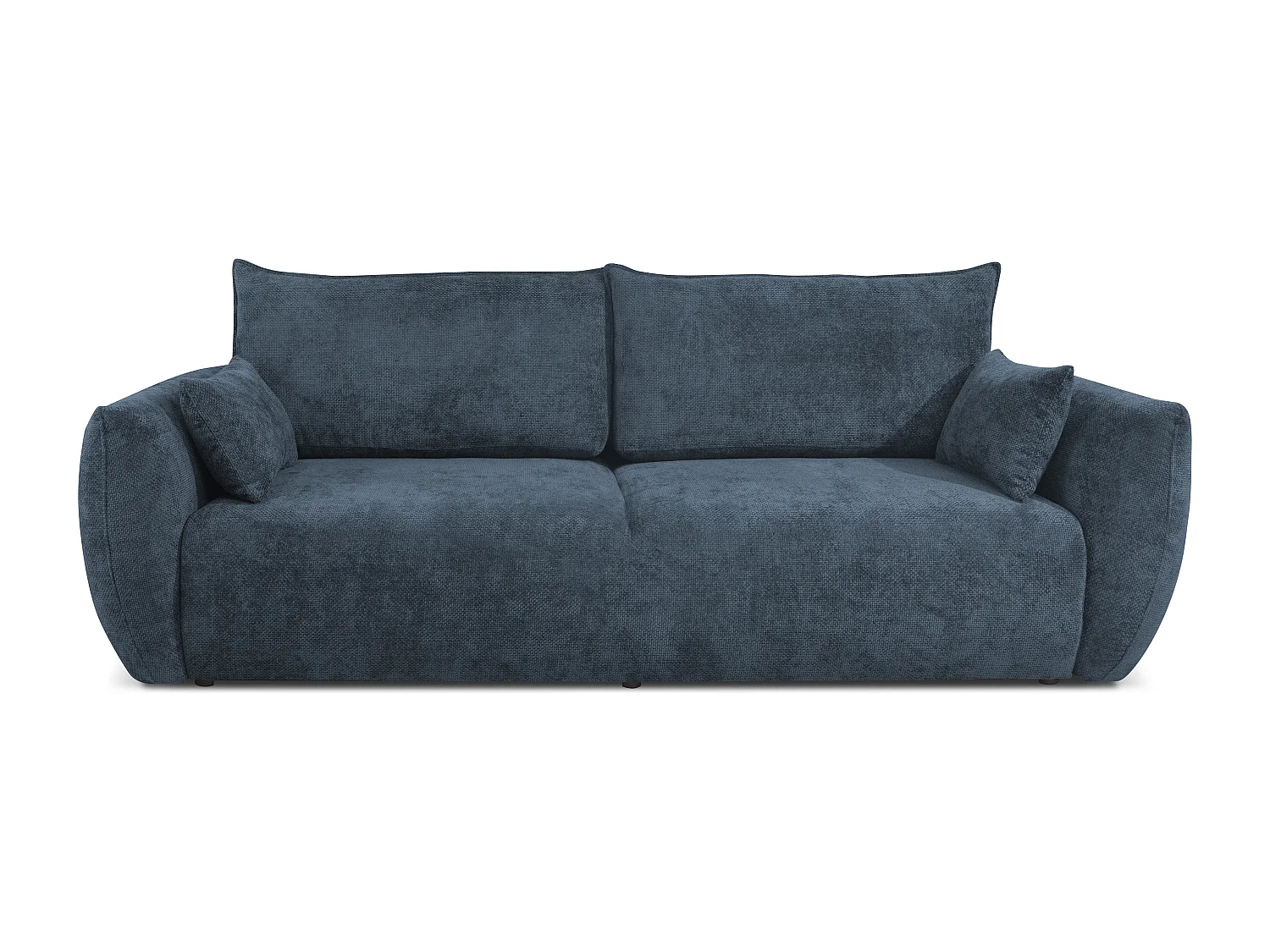 Canapé convertible ZEPHIRA 238 cm – canapé confortable avec coffre de rangement et surface de couchage 196 × 140 cm, bleu marine