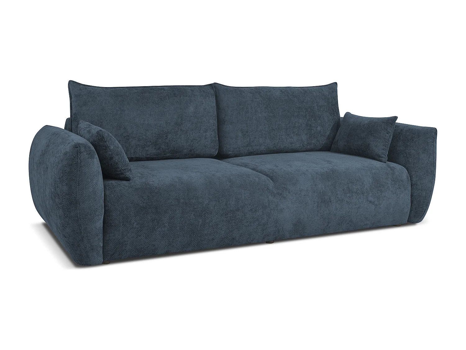Canapé convertible ZEPHIRA 238 cm – canapé confortable avec coffre de rangement et surface de couchage 196 × 140 cm, bleu marine