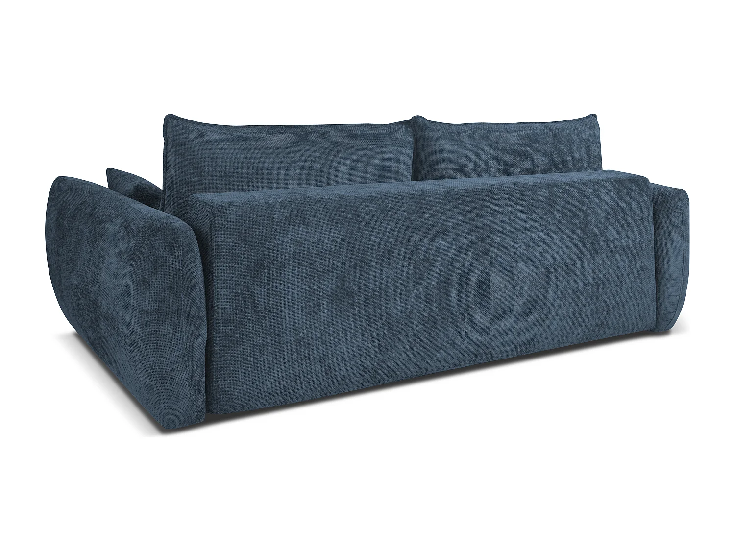 Canapé convertible ZEPHIRA 238 cm – canapé confortable avec coffre de rangement et surface de couchage 196 × 140 cm, bleu marine