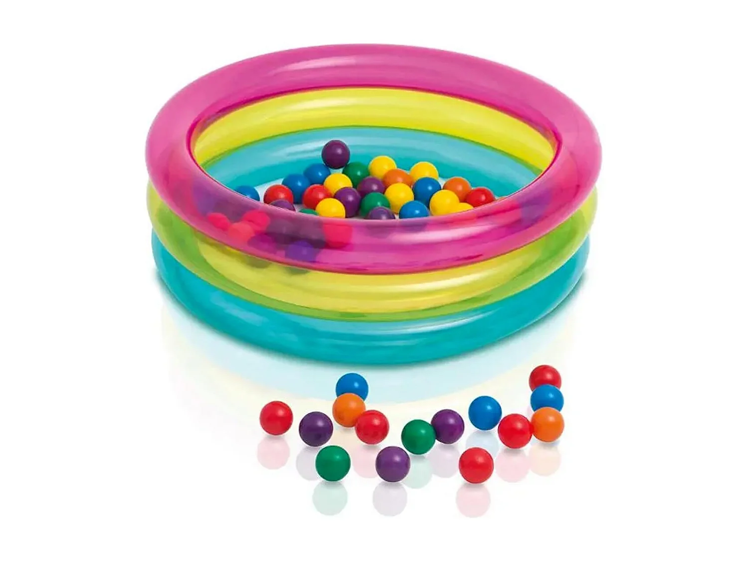 Piscine à Balles Enfant "Bubble" 86cm Multicolore
