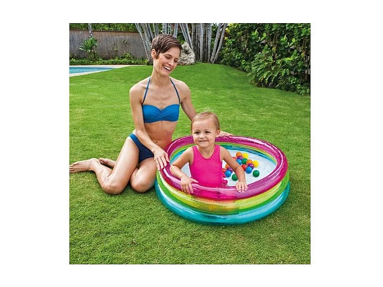 Piscine à Balles Enfant "Bubble" 86cm Multicolore