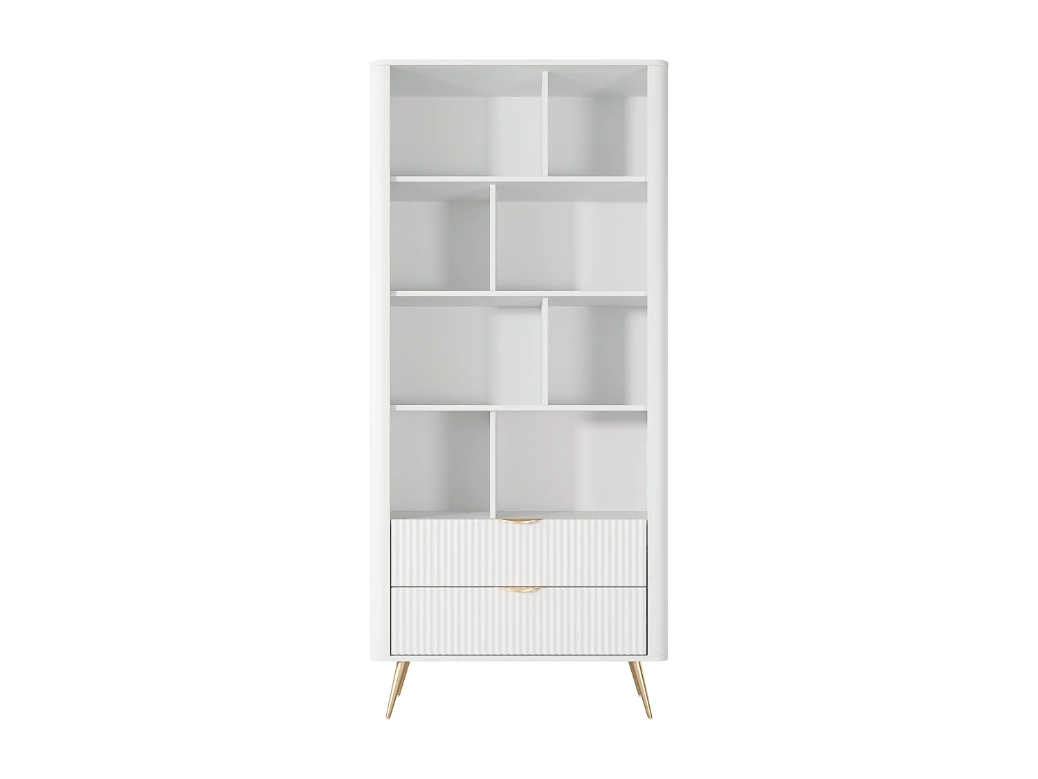 AX LIVING Vespasia offenes modernes Bücherregal B88,2 x H193,8 x T38cm