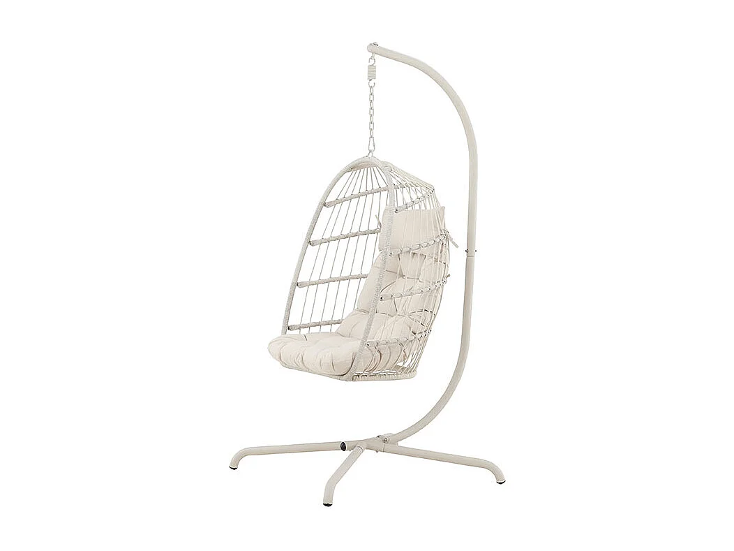 Fauteuil Suspendu "Trezza" 198cm Beige