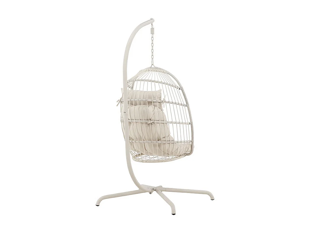 Fauteuil Suspendu "Trezza" 198cm Beige