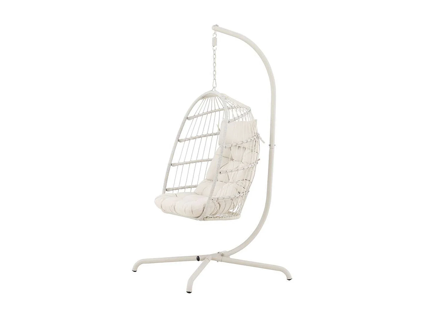 Fauteuil Suspendu "Trezza" 198cm Beige