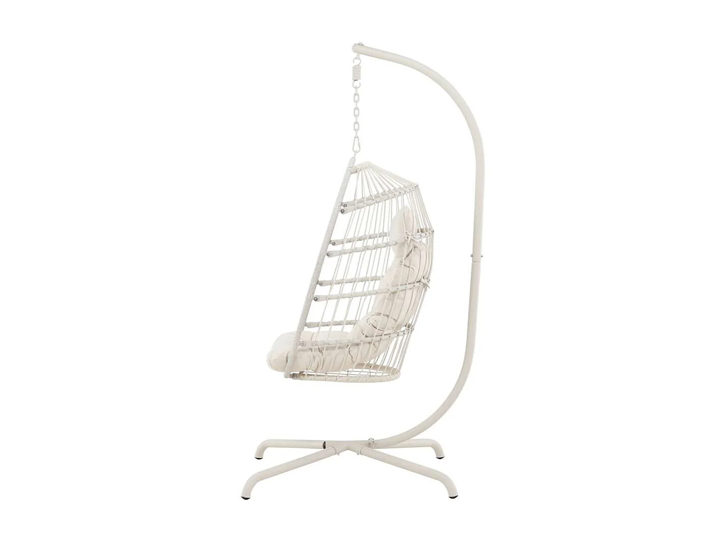 Fauteuil Suspendu "Trezza" 198cm Beige