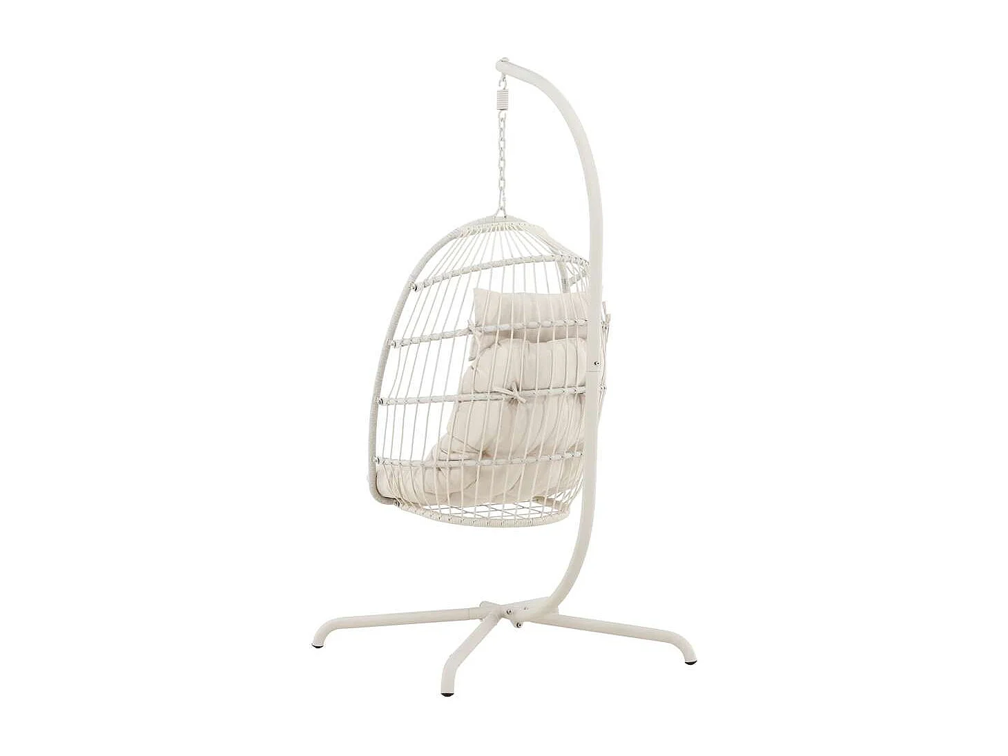 Fauteuil Suspendu "Trezza" 198cm Beige
