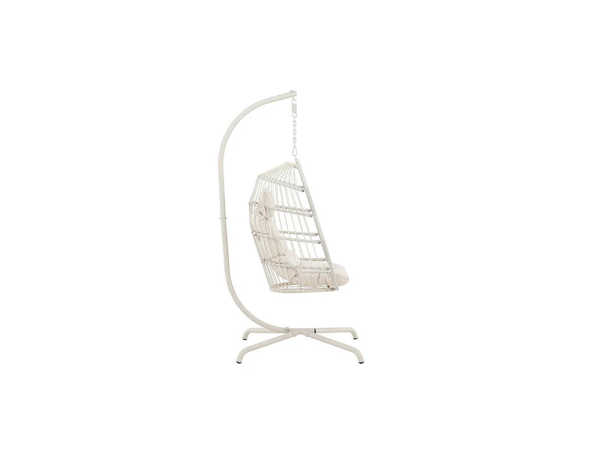 Trezza Hängesessel mit Stativ beige.