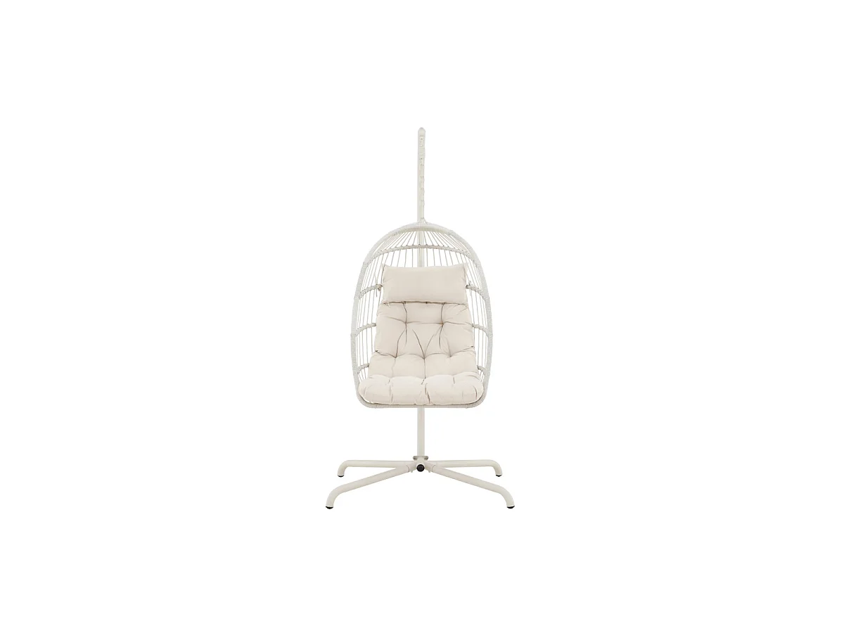 Trezza Hängesessel mit Stativ beige.