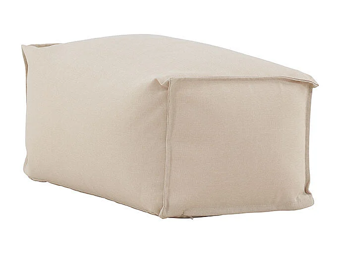 Pouf de Jardin en Tissu "Redang" 75cm Beige