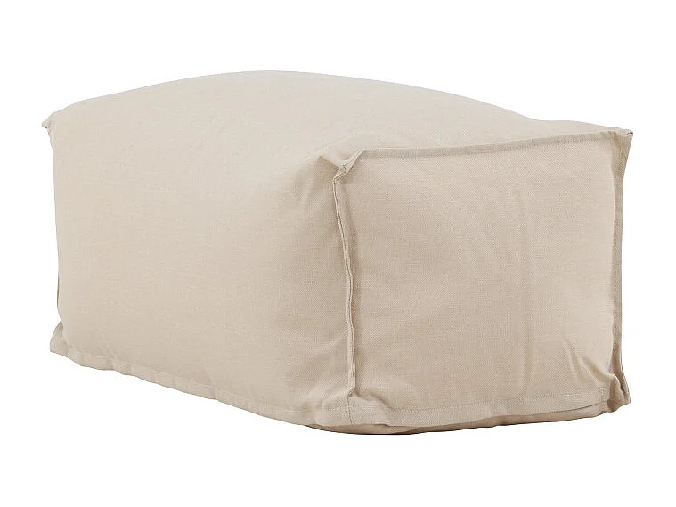 Pouf de Jardin en Tissu "Redang" 75cm Beige