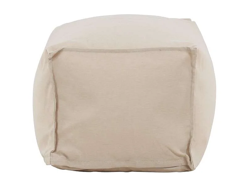 Pouf de Jardin en Tissu "Redang" 75cm Beige
