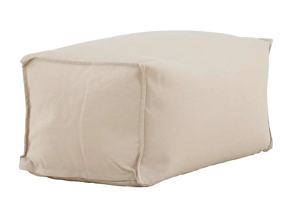 Pouf de Jardin en Tissu "Redang" 75cm Beige