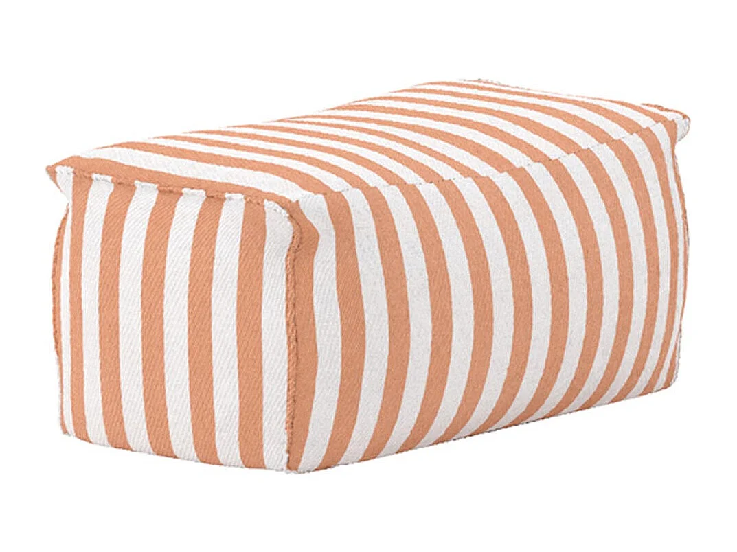 Pouf de Jardin en Tissu "Redang" 75cm Orange