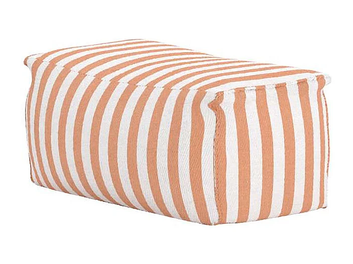 Pouf de Jardin en Tissu "Redang" 75cm Orange