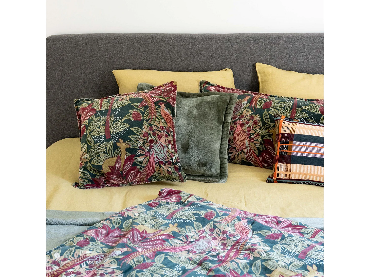 Coussin Tender thym 50 x 50 cm Vivaraise