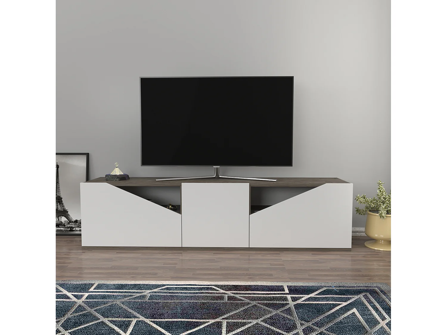 Decorotika Carson  TV Unit for TV's up to 72 inch