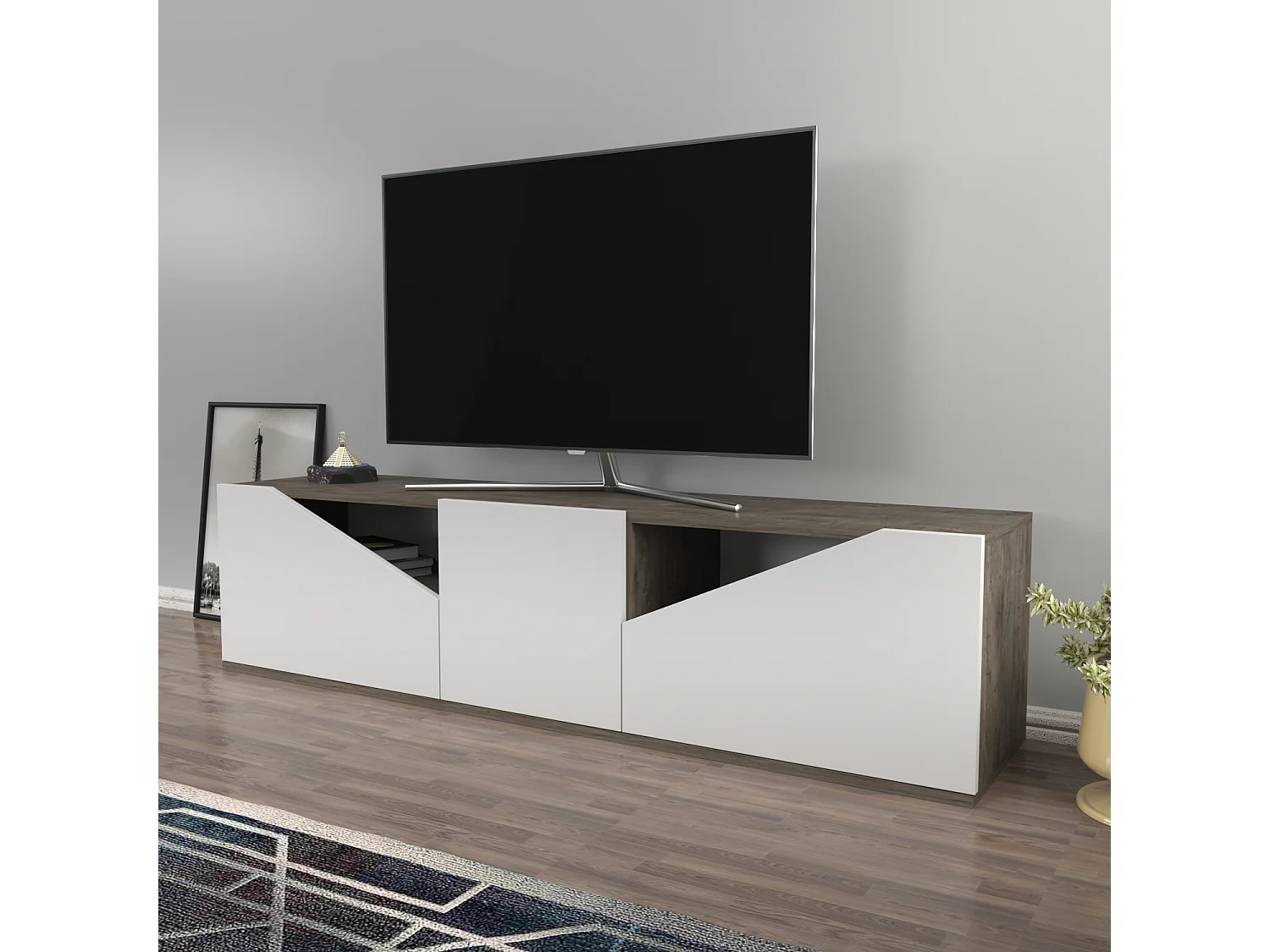 Decorotika Carson  TV Unit for TV's up to 72 inch