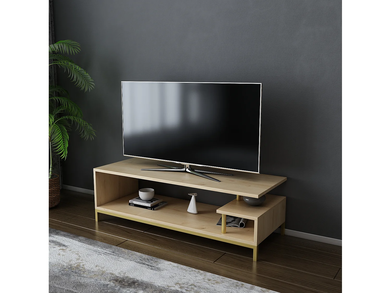 Decorotika Reilly  TV Unit for TV's up to 55 inch
