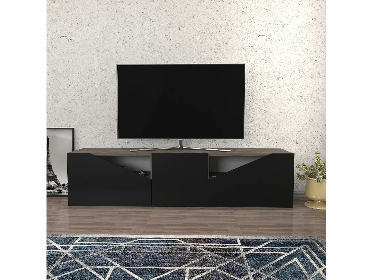 Decorotika Carson  TV Unit for TV's up to 72 inch
