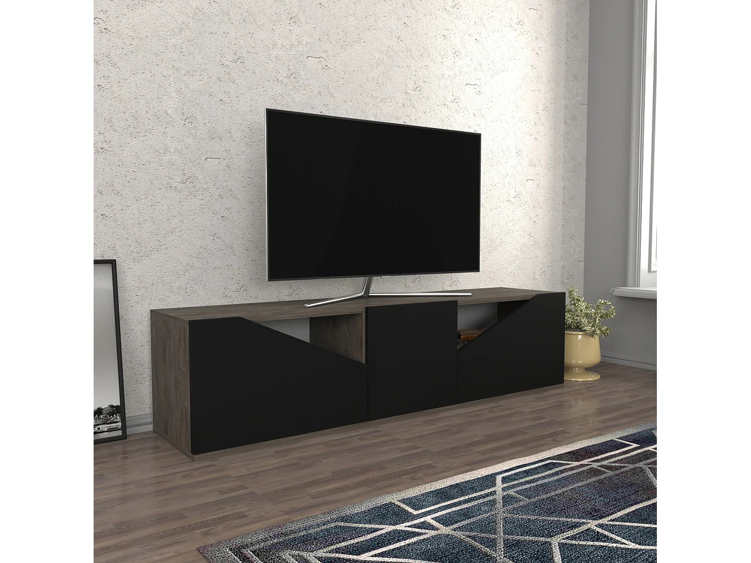 Decorotika Carson  TV Unit for TV's up to 72 inch