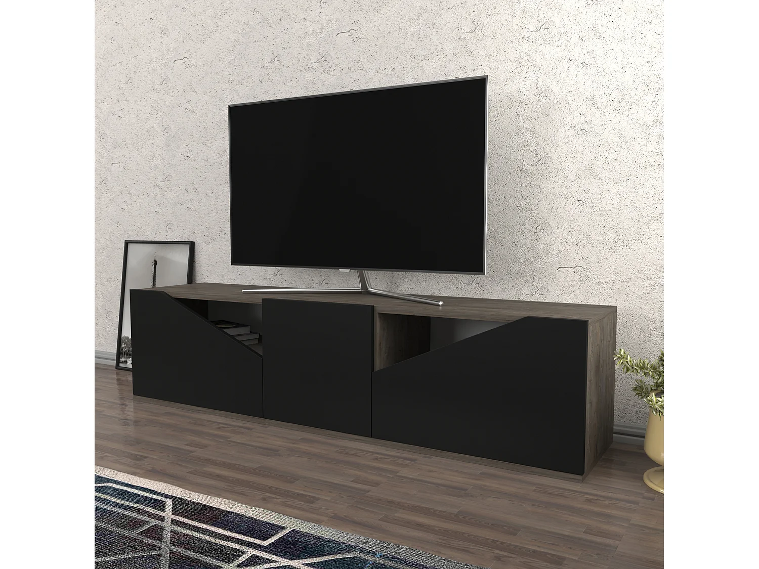 Decorotika Carson  TV Unit for TV's up to 72 inch