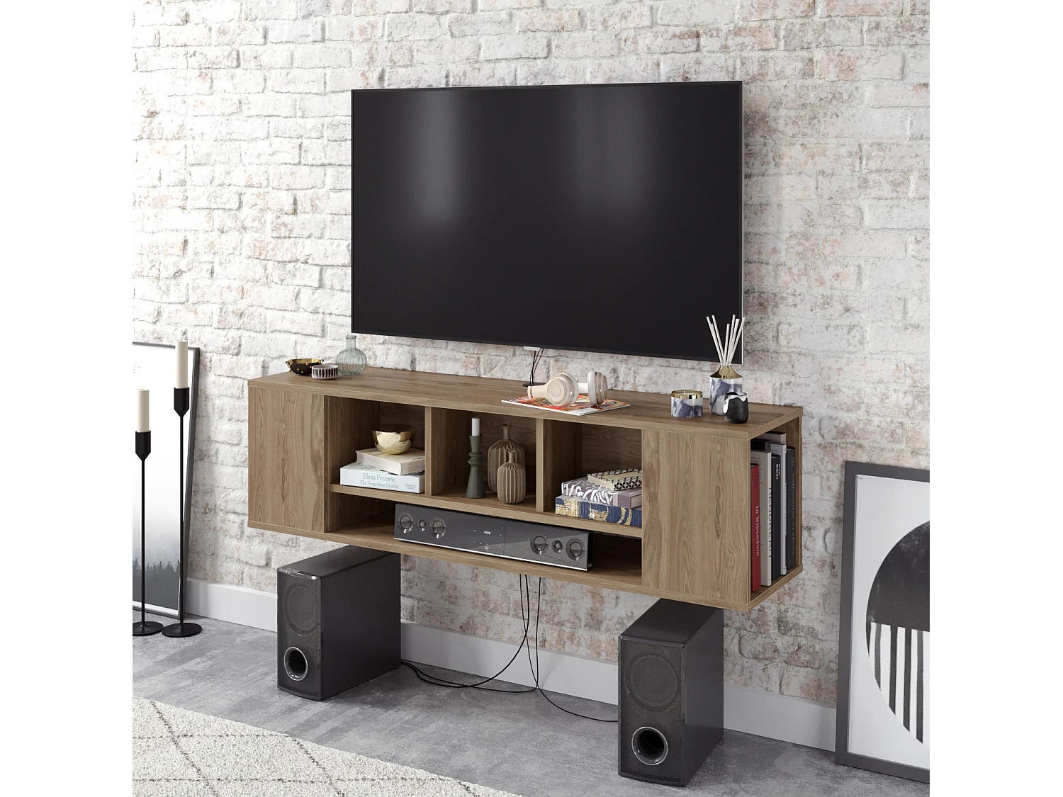 Decorotika Paldi Flaoting TV Unit for TVs up to 70 inches