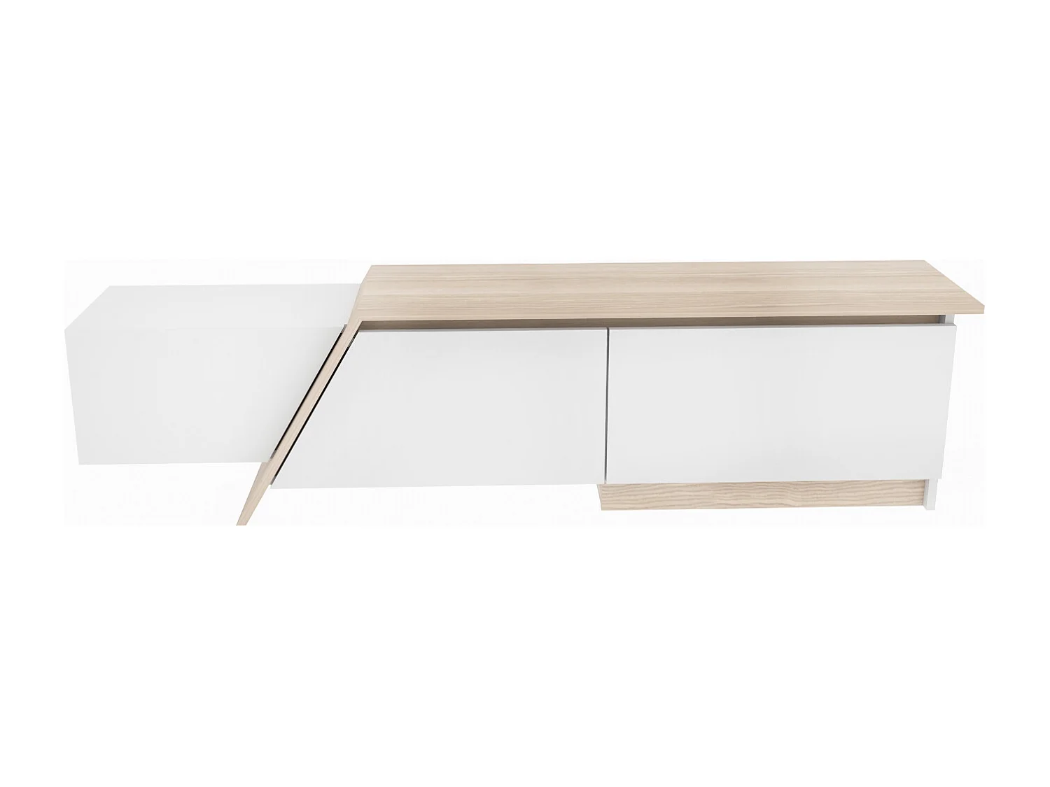 Zonas 180 cm wide TV stand with Cabinets for TVs up to 55 inches