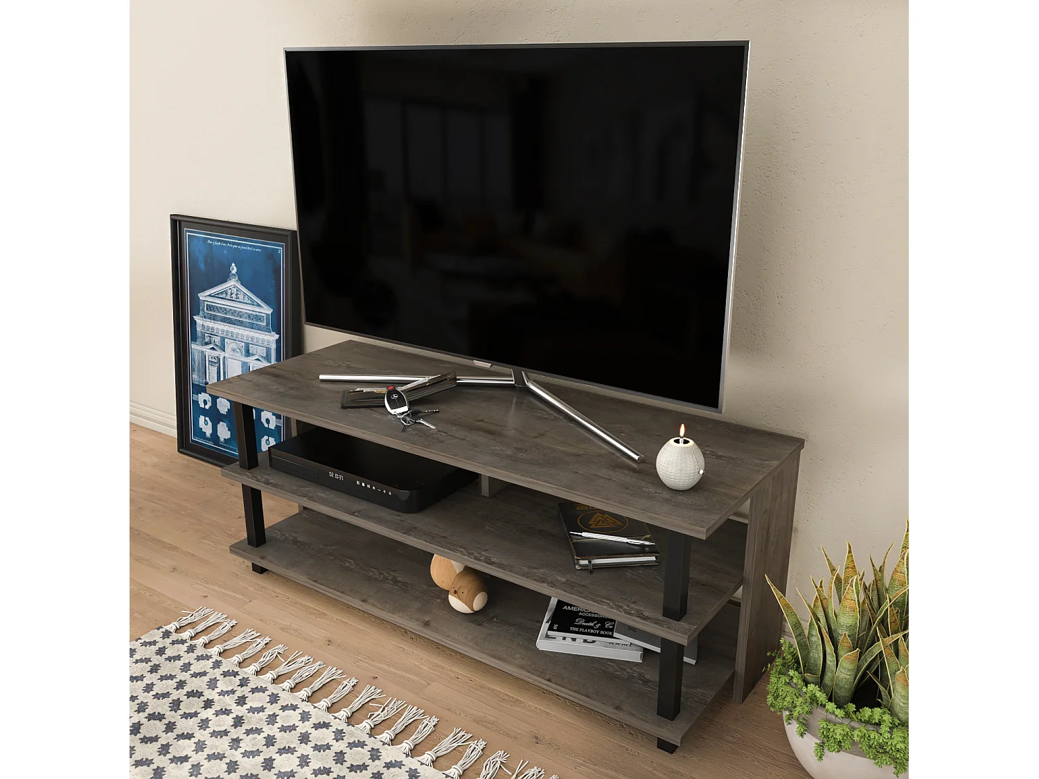 Decorotika Pueblo  TV Unit for TV's up to 55 inches