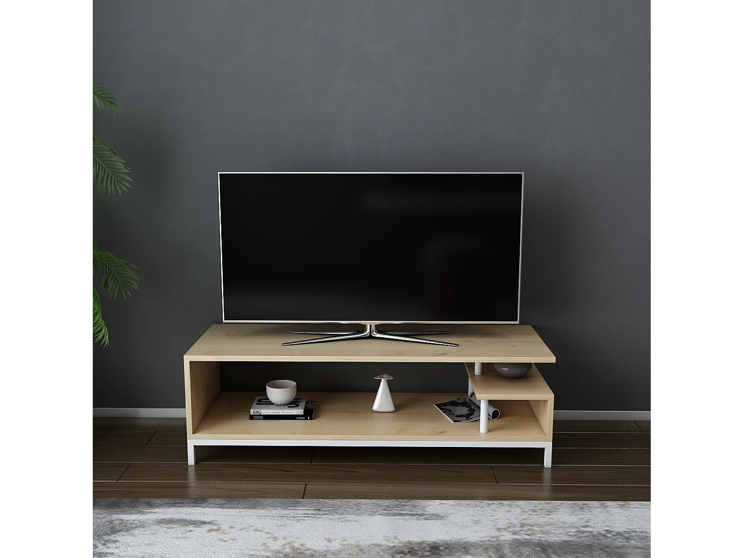 Decorotika Reilly  TV Unit for TV's up to 55 inches